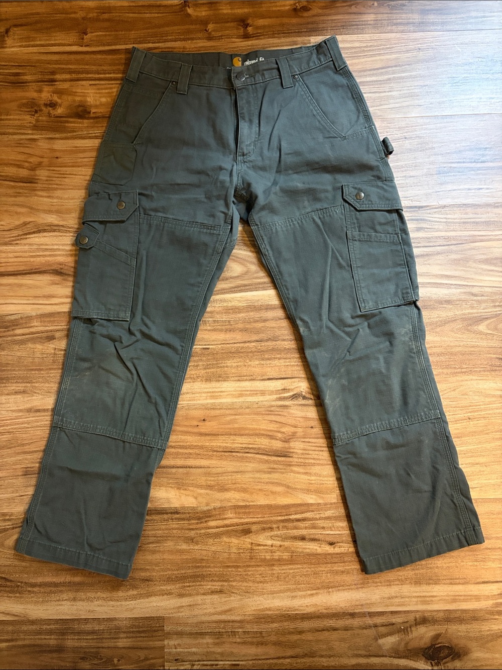 Carhartt Olive Green Cargo Utility Pants